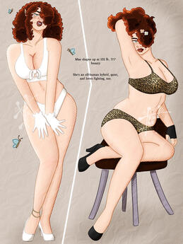 Mae as a Pinup Model (07/2023) (for funsies)