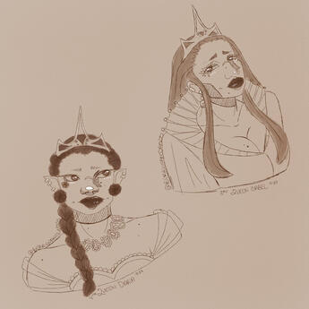 Queen Isabel + Queen Daria concepts (9/23)